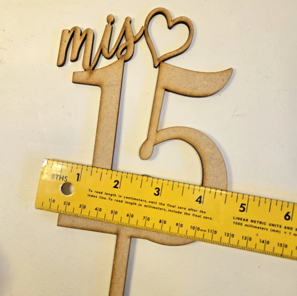 Mis 15 Años Cake Topper.  Cake Topper Pastel de Quinceañera. 15th Birthday
